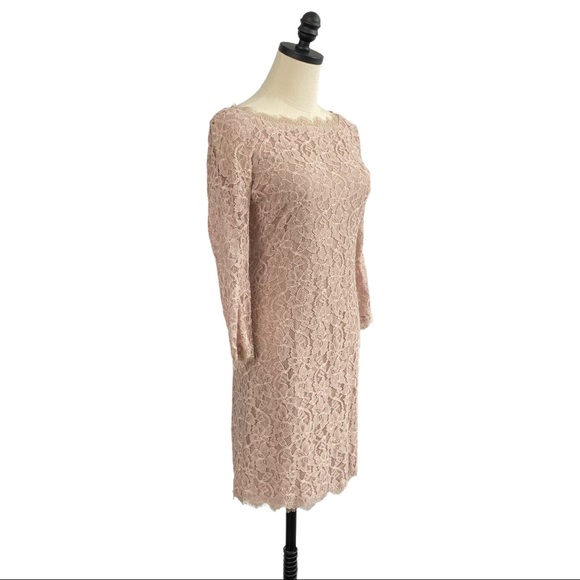 Diane Von Furstenberg Zarita Lace Sheath SZ 6 - Picture 3 of 15